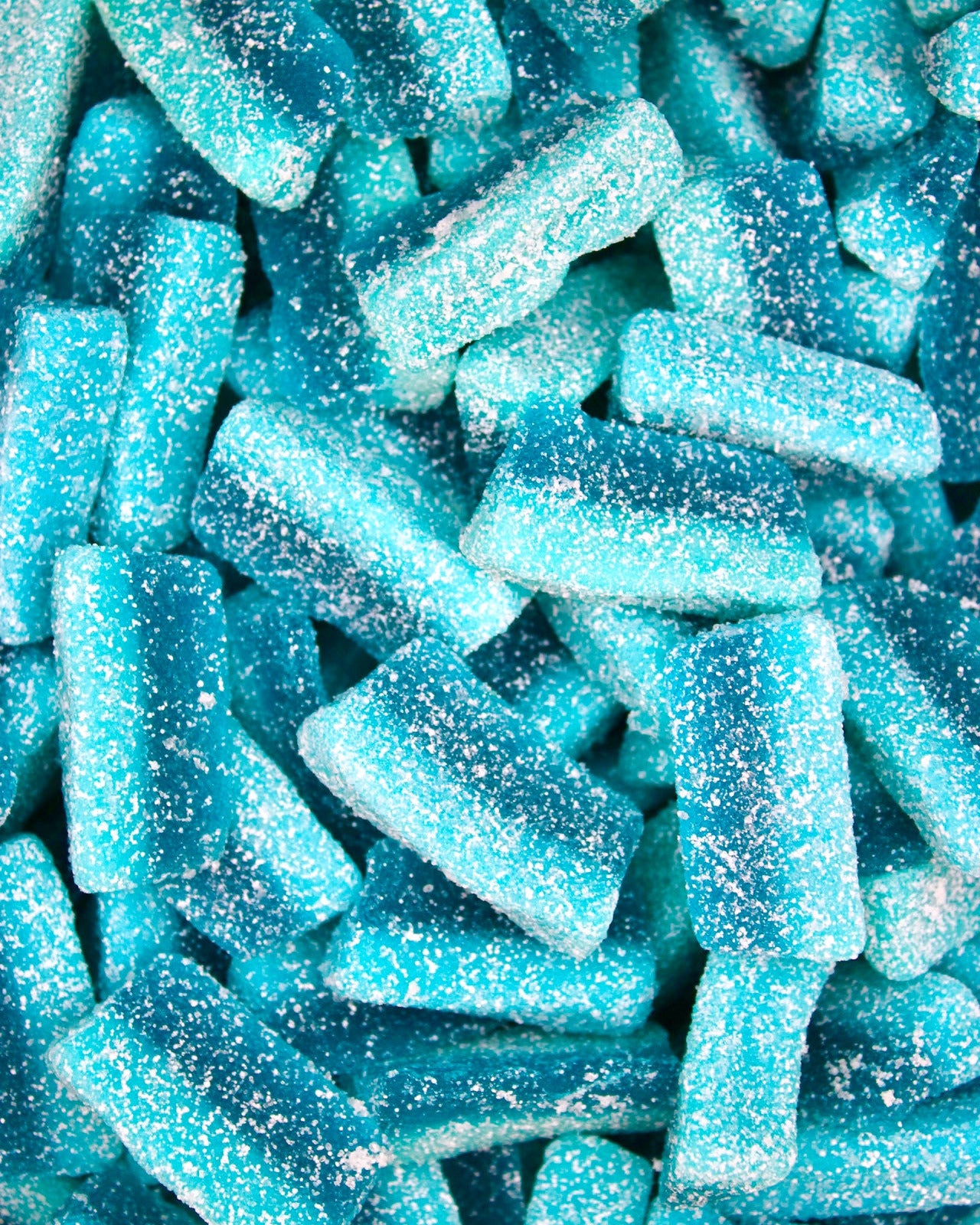 Blue Raspberry Slices - Halal Sweets