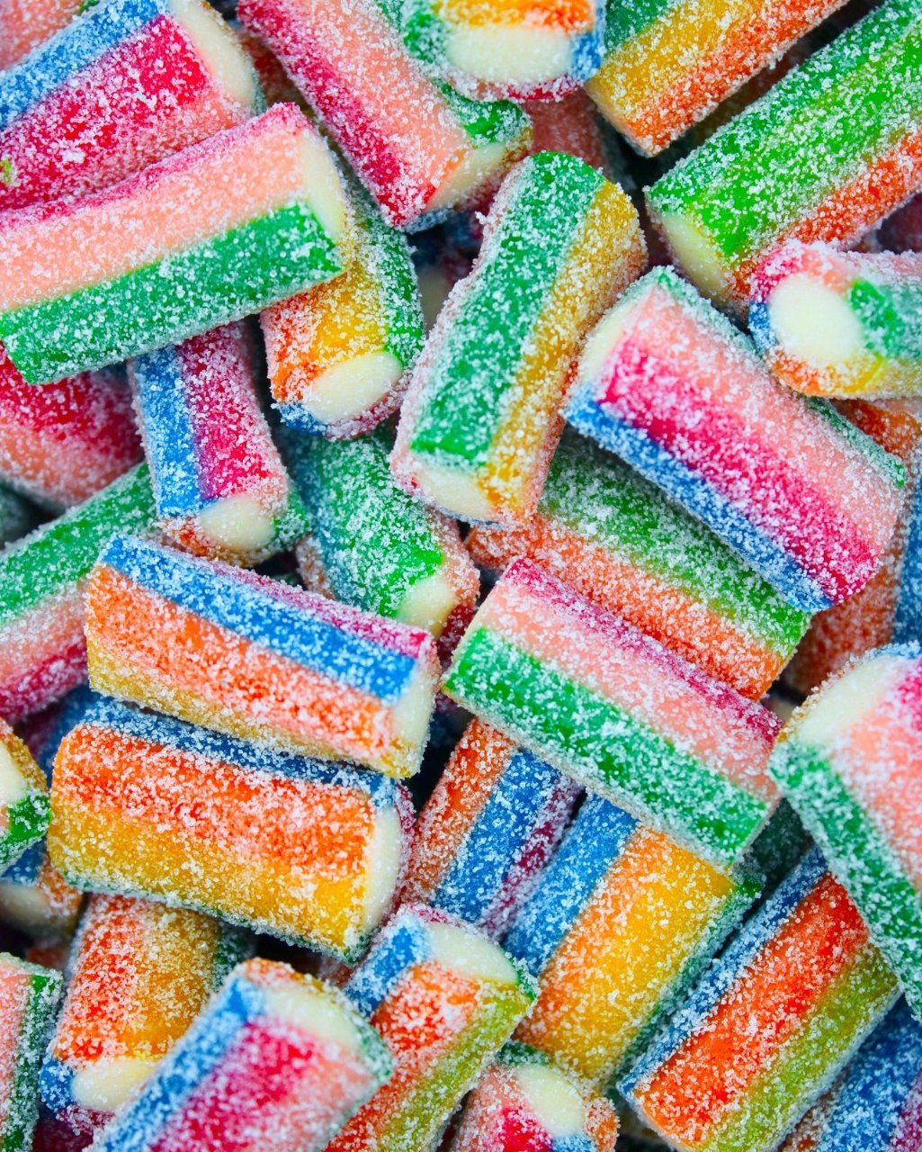 Jumbo Rainbow Bites - Vegane Süßigkeiten