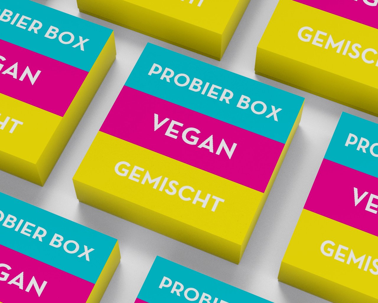 Probier Box Vegan 1kg - gemischte vegane Süßigkeiten