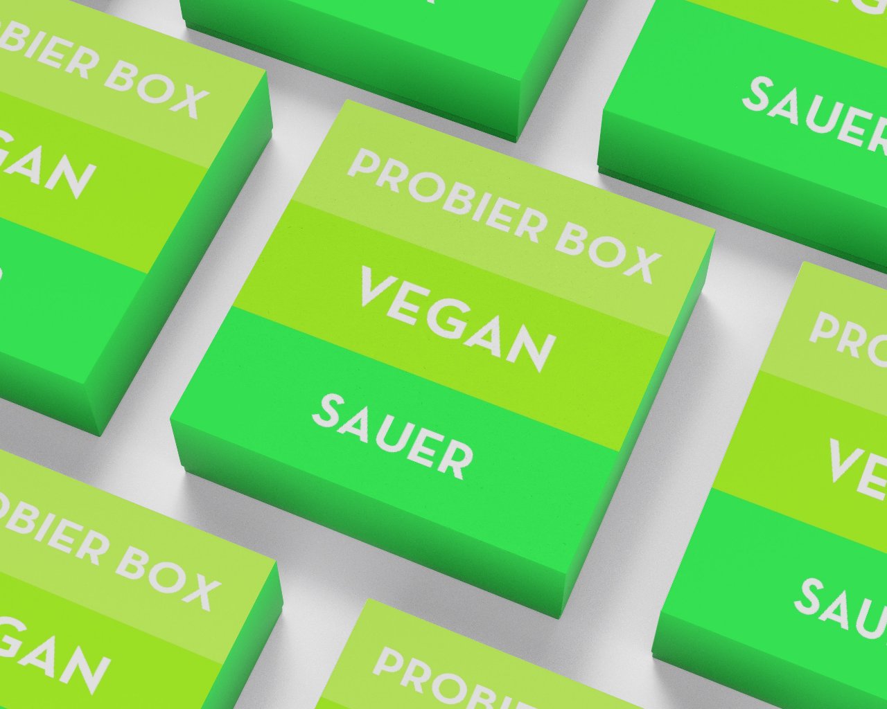 Probier Box Vegan 500g - saure vegane Süßigkeiten