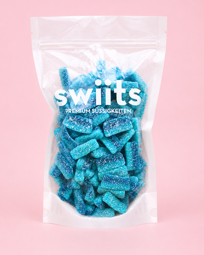 Blue Raspberry Slices - Halal Sweets