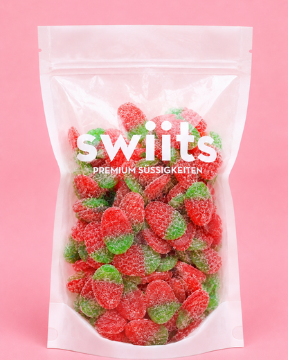 Fruchtige Erdbeeren (gezuckert) - Halal Süßigkeiten