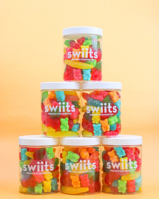 swiits Mini Selection Set (6 Dosen) - Vegane Süßigkeiten