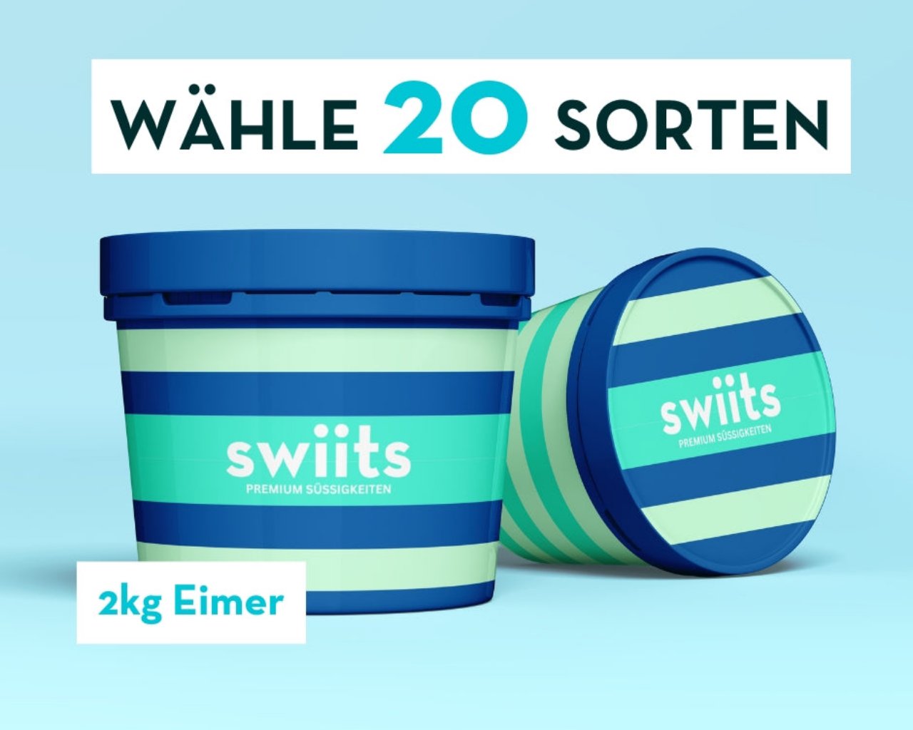Pick & Mix XXL Bucket 2kg - Classic Süßigkeiten